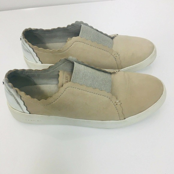 Cole Haan Shoes - COLE HAAN W17783 Grand Crosscourt Scallop Slip-On Leather Shoes Women's 6 B